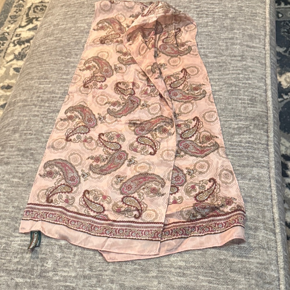 Outback Red Pink Paisley Scarf